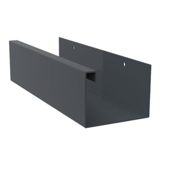 Aluminium Box Gutter - 3m Length