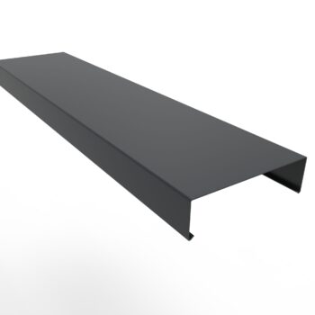 Aluminium Flat Coping - 1m Length