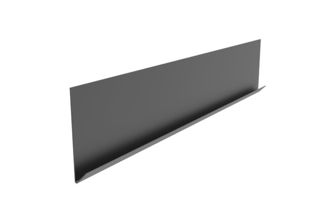 2mm Aluminium Fascia (Type 2) - 3m Length