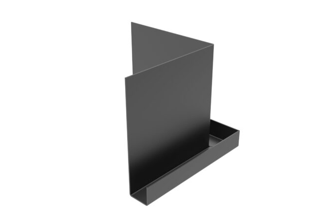 2mm Aluminium Fascia (Type 3) – 90° Internal Corner