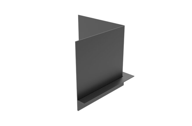 2mm Aluminium Fascia (Type 4) - 90° Internal Corner