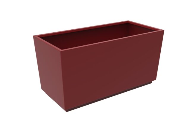 Planter Dark Red Scaled