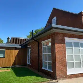 Gutter & Downpipe goods using at Highgate School